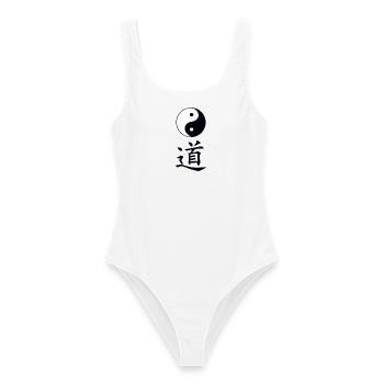 tao dao - Frauen Badeanzug - Weiß - Vorne - AI Model Female 172 dark (172cm)