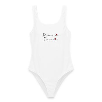 Dream Team - Women's Swimsuit - white - Front - AI Model Female 172 dark (172cm)