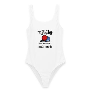 Ping-pong - Maillot de bain femme - blanc - Devant - AI Model Female 172 dark (172cm)