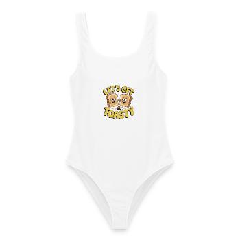 Let's Get Toasty - Women's Swimsuit - white - Front - AI Model Female 172 dark (172cm)