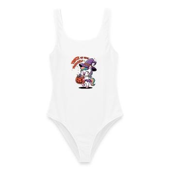 Trick Or Treat Yourself - Women's Swimsuit - white - Front - AI Model Female 172 dark (172cm)