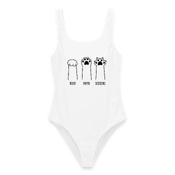 Rock Paper Scissors - Women's Swimsuit - white - Front - AI Model Female 172 dark (172cm)