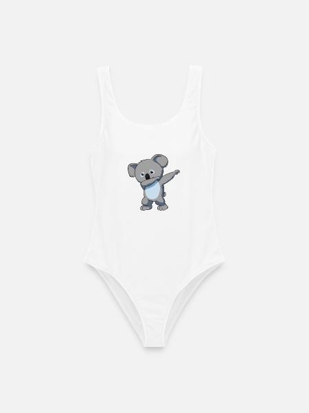 Koala Koalabär - Frauen Badeanzug - Weiß