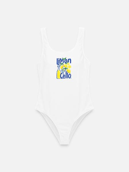 Cooles Design - Frauen Badeanzug - Weiß