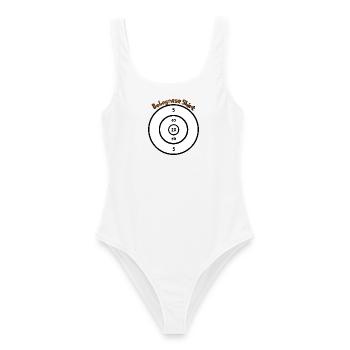 Bolognese Shit - Women's Swimsuit - white - Front - AI Model Female 172 dark (172cm)