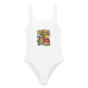 Birthday Boy - Women's Swimsuit - white - Front - AI Model Female 172 dark (172cm)