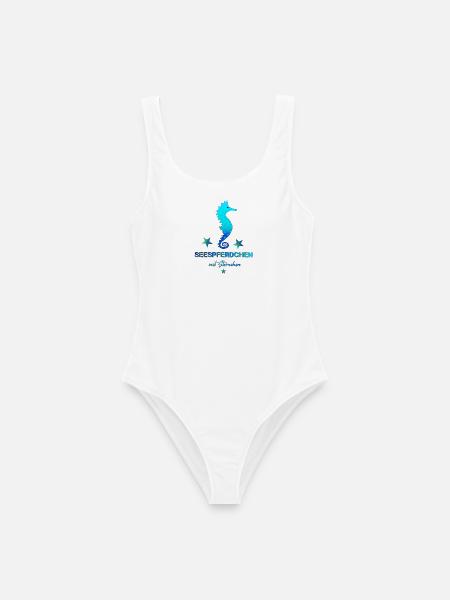 Seepferdchen bestanden Schwimmabzeichen schwimmen - Frauen Badeanzug - Weiß