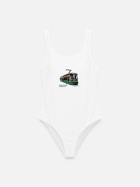 Helsinki Tram T-Shirts, 154 tolle Produkte - Frauen Badeanzug - Weiß