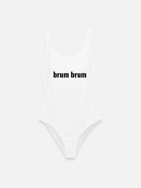 brum brum - Frauen Badeanzug - Weiß
