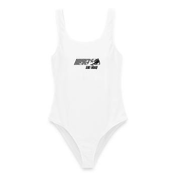 Ski Iraq - Frauen Badeanzug - Weiß - Vorne - AI Model Female 172 dark (172cm)
