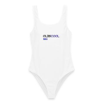 1969 olds cool - Maillot de bain femme - blanc - Devant - AI Model Female 172 dark (172cm)