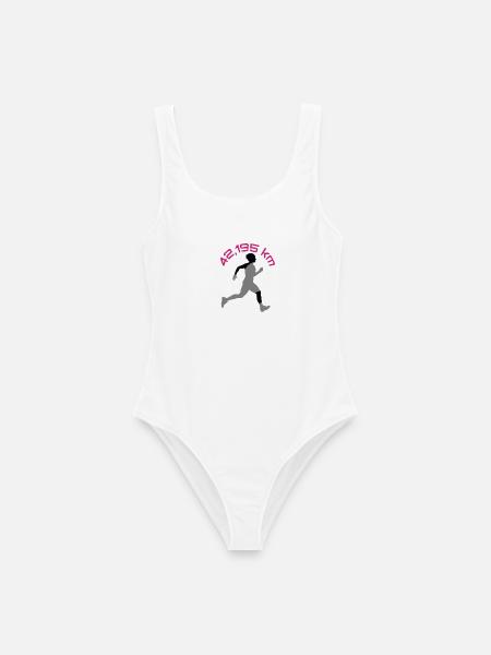 Marathon - Frauen Badeanzug - Weiß