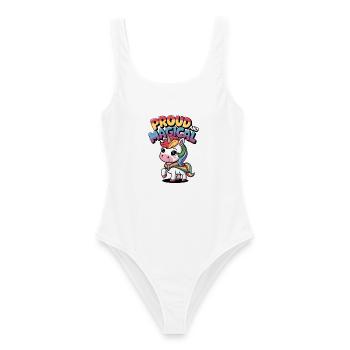 Proud And Magical - Women's Swimsuit - white - Front - AI Model Female 172 dark (172cm)