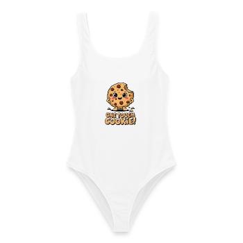 One Tough Cookie! - Women's Swimsuit - white - Front - AI Model Female 172 dark (172cm)