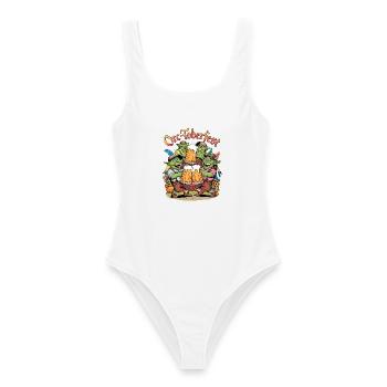 Orc-toberfest - Women's Swimsuit - white - Front - AI Model Female 172 dark (172cm)