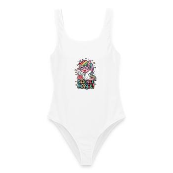 Science Magic! - Women's Swimsuit - white - Front - AI Model Female 172 dark (172cm)