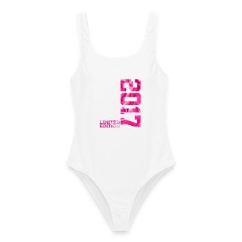 9TH BIRTHDAY LIMITED EDITION 2017 - Women's Swimsuit - white - Front - AI Model Female 172 dark (172cm)
