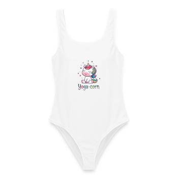 Yoga-corn - Women's Swimsuit - white - Front - AI Model Female 172 dark (172cm)