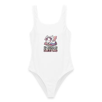 I'd Rather Be Sleeping - Women's Swimsuit - white - Front - AI Model Female 172 dark (172cm)