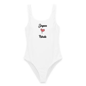 RETRAITE - Maillot de bain femme - blanc - Devant - AI Model Female 172 dark (172cm)