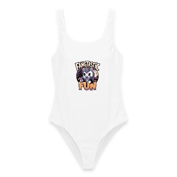 Fangtastic Fun - Women's Swimsuit - white - Front - AI Model Female 172 dark (172cm)