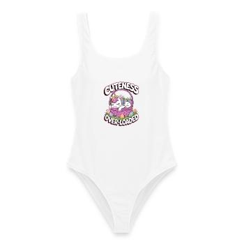 Cuteness Over-Loaded - Women's Swimsuit - white - Front - AI Model Female 172 dark (172cm)