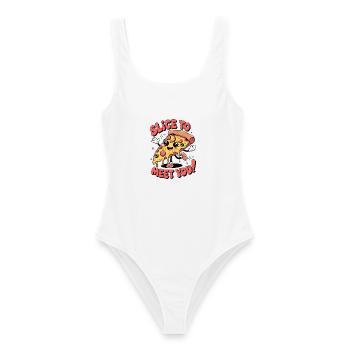 Slice To Meet You! - Women's Swimsuit - white - Front - AI Model Female 172 dark (172cm)