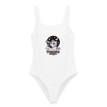 Stargazing Magic - Women's Swimsuit - white - Front - AI Model Female 172 dark (172cm)