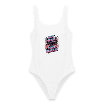 Hot Metal, Cool Results - Women's Swimsuit - white - Front - AI Model Female 172 dark (172cm)