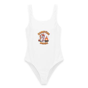 Campfire Magic - Women's Swimsuit - white - Front - AI Model Female 172 dark (172cm)