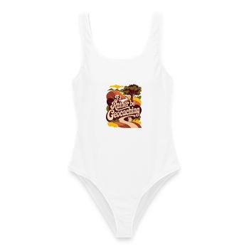 I'd Rather Be Geocaching - Women's Swimsuit - white - Front - AI Model Female 172 dark (172cm)