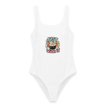Just Roll With It - Women's Swimsuit - white - Front - AI Model Female 172 dark (172cm)