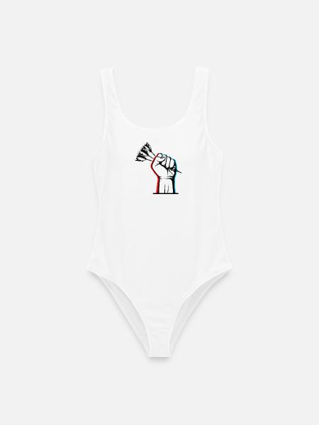 DartArt - Frauen Badeanzug - Weiß