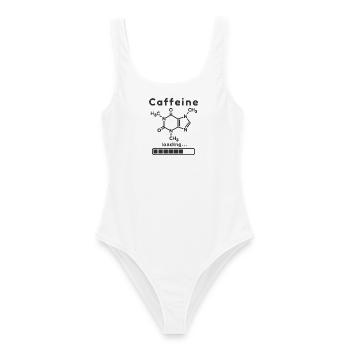 Koffein-Ladende Chemische Formel - Frauen Badeanzug - Weiß - Vorne - AI Model Female 172 dark (172cm)
