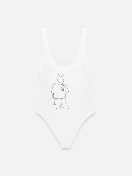 Keep cool - Frauen Badeanzug - Weiß