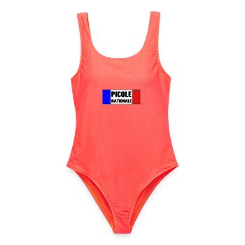 Picole Nationale - Maillot de bain femme - corail - Devant - AI Model Female 172 light (172cm)