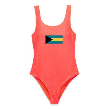 Bohamas (Bohamas) - Frauen Badeanzug - Korallenrot - Vorne - AI Model Female 172 light (172cm)