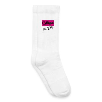 COLLEAGUE - Kids Tennis Socks - white - Right
