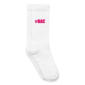 FERRY. BACCALAUREAT. PATENT. DNB. EXAMINATION. WELL DONE - Kids Tennis Socks - white - Right