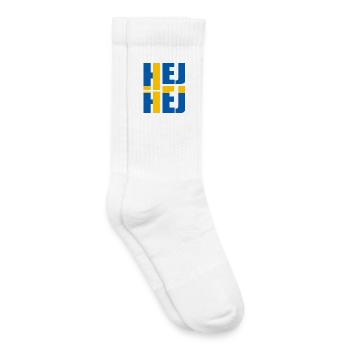 SWEDISH HEJ HEJ SWEDEN - Kids Tennis Socks - white - Right