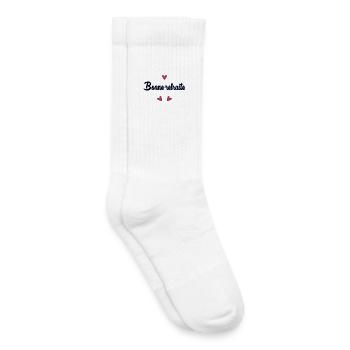 RETIREMENT. COLLEAGUE. RETIREMENT. RETIRED. RETIREMENT. - Kids Tennis Socks - white - Right