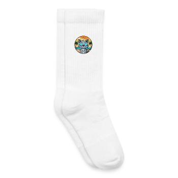 Australian Mist Cat Breed Cartoon Sunglasses Beach - Kids Tennis Socks - white - Right