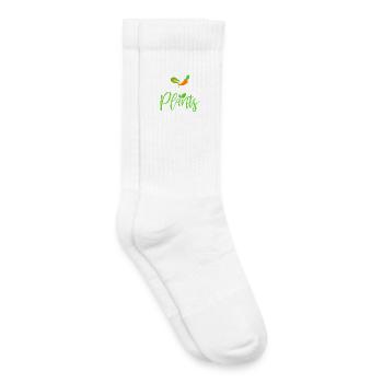 Vegan - Chaussettes de tennis bio enfant - blanc - Droite