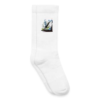 Music - Kids Tennis Socks - white - Right