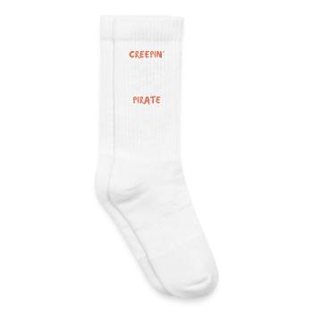 Creepin Pirate - Kinder Tennissocken - Weiß - Rechts