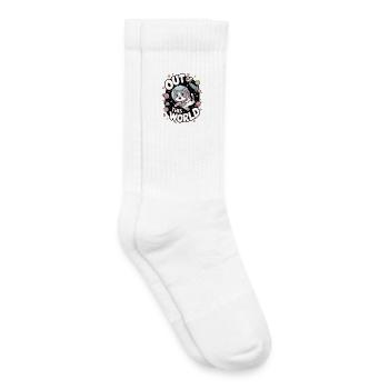 Out Of This World - Kids Tennis Socks - white - Right