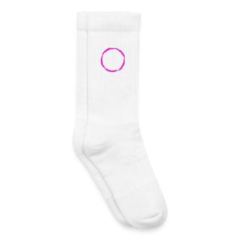 Circle symbol circle shape New variant - Kids Tennis Socks - white - Right