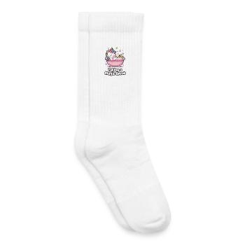 Taking A Magic Break - Kids Tennis Socks - white - Right