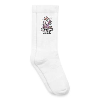 Bedtime Vibes - Kids Tennis Socks - white - Right