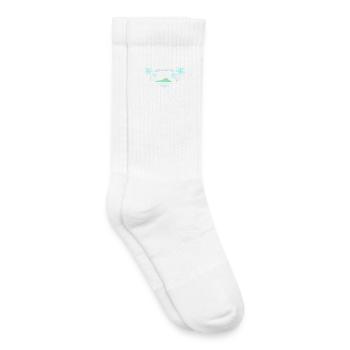Bora Bora Island Idyll Logo - Kids Tennis Socks - white - Right